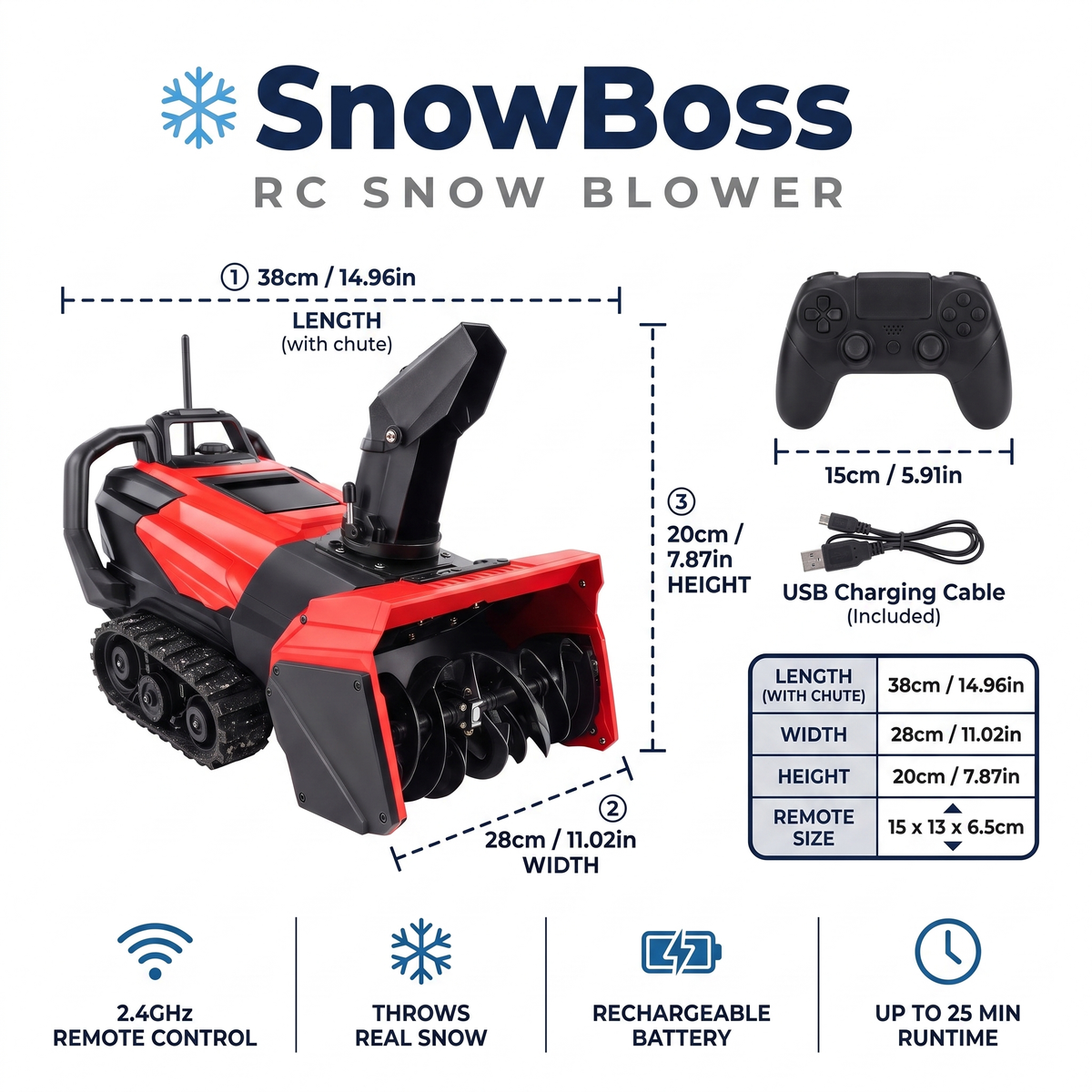 SB- RC Snow Blower